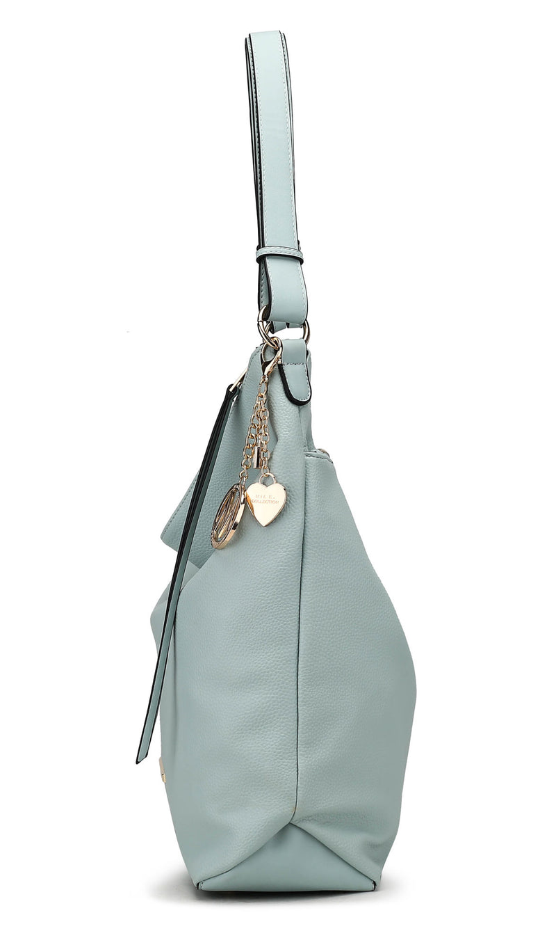 MKF Collection Elise Hobo Handbag Vegan Leather Women