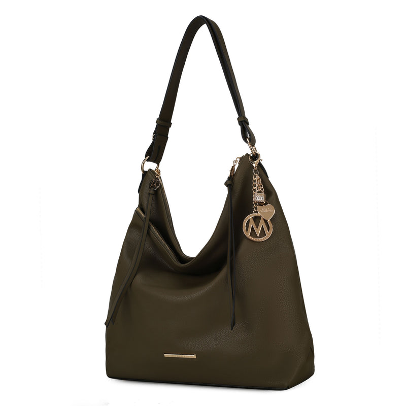 MKF Collection Elise Hobo Handbag Vegan Leather Women