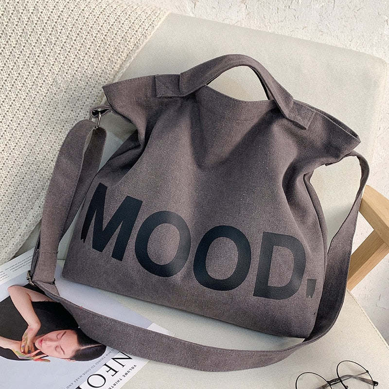 canvas bag high capacity women handbags shoulder bags