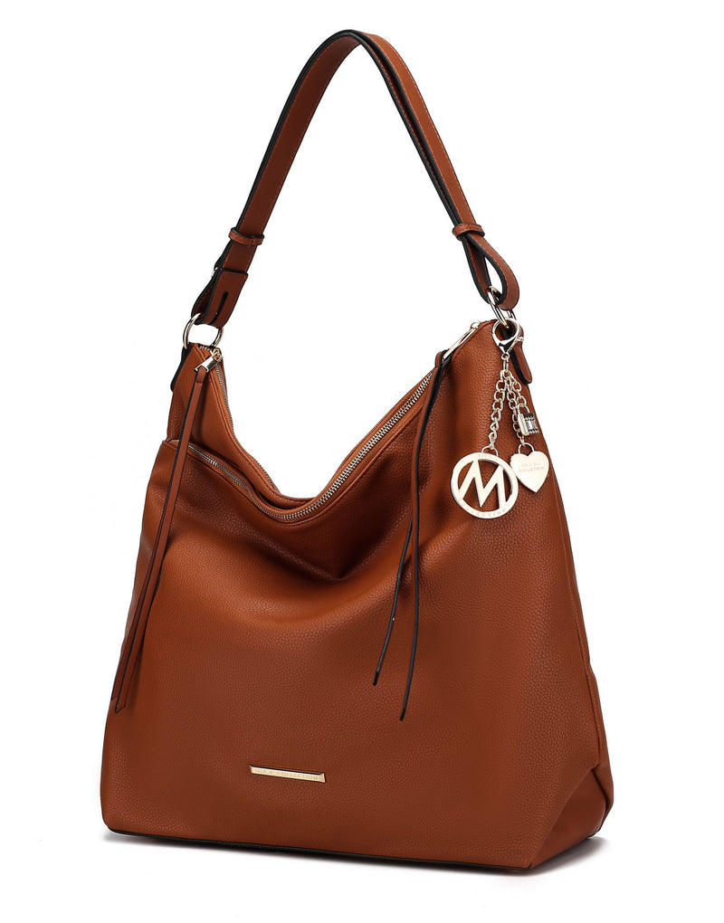 MKF Collection Elise Hobo Handbag Vegan Leather Women