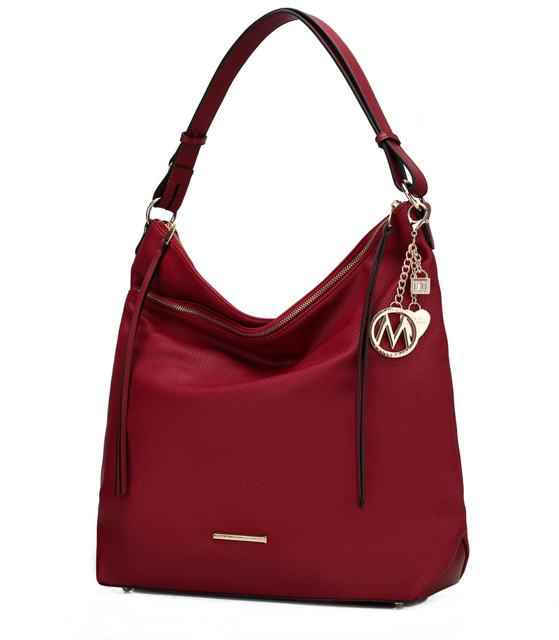 MKF Collection Elise Hobo Handbag Vegan Leather Women