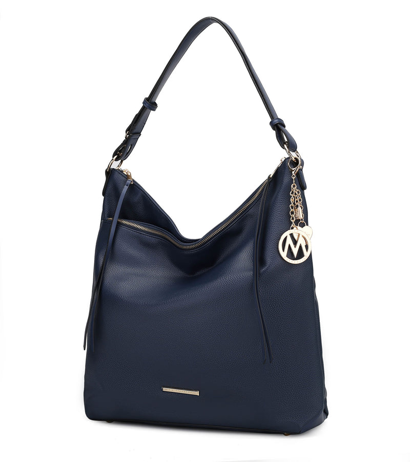 MKF Collection Elise Hobo Handbag Vegan Leather Women