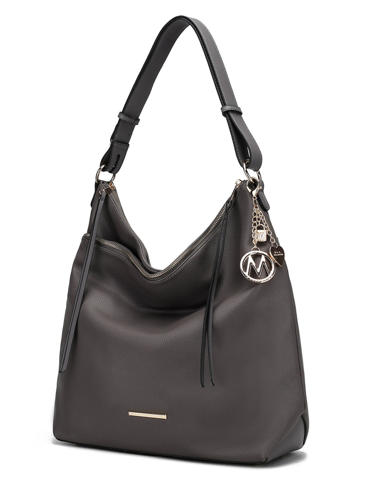 MKF Collection Elise Hobo Handbag Vegan Leather Women