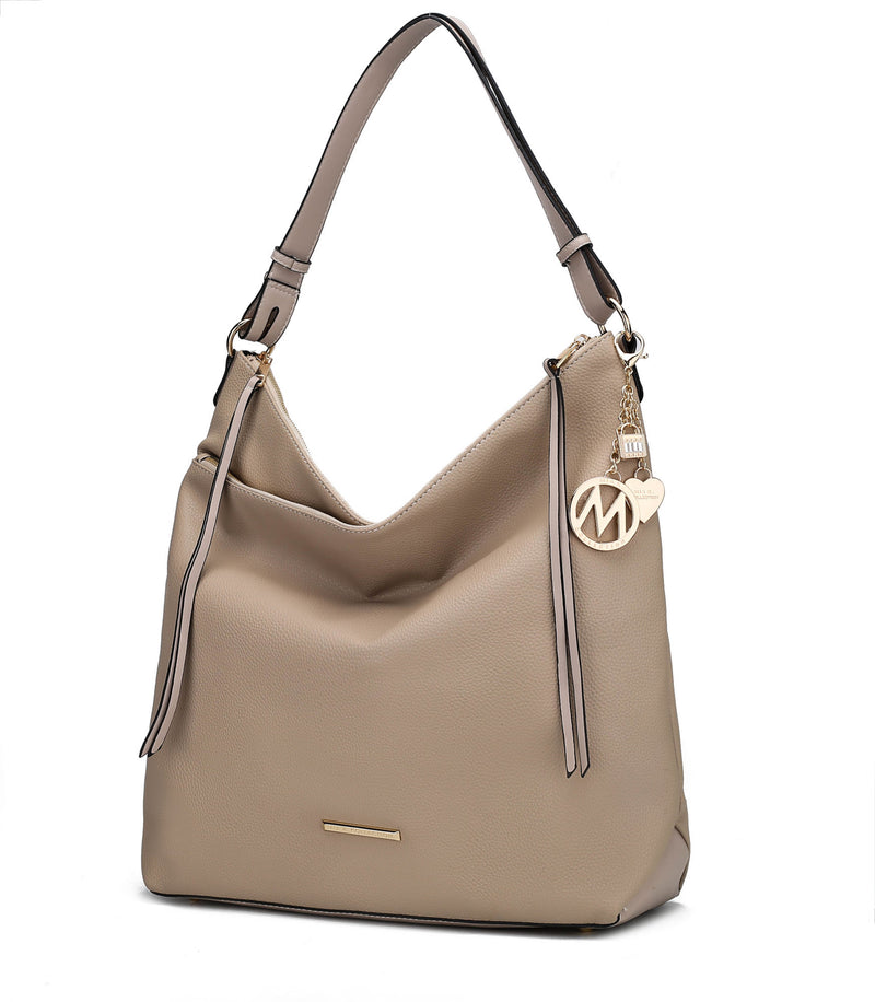 MKF Collection Elise Hobo Handbag Vegan Leather Women