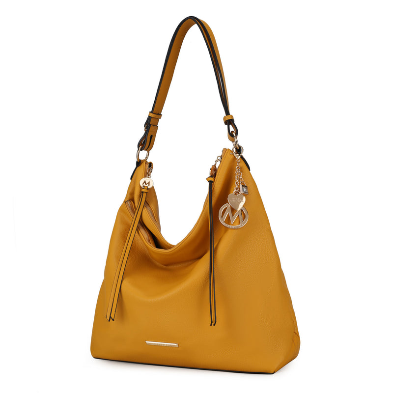 MKF Collection Elise Hobo Handbag Vegan Leather Women