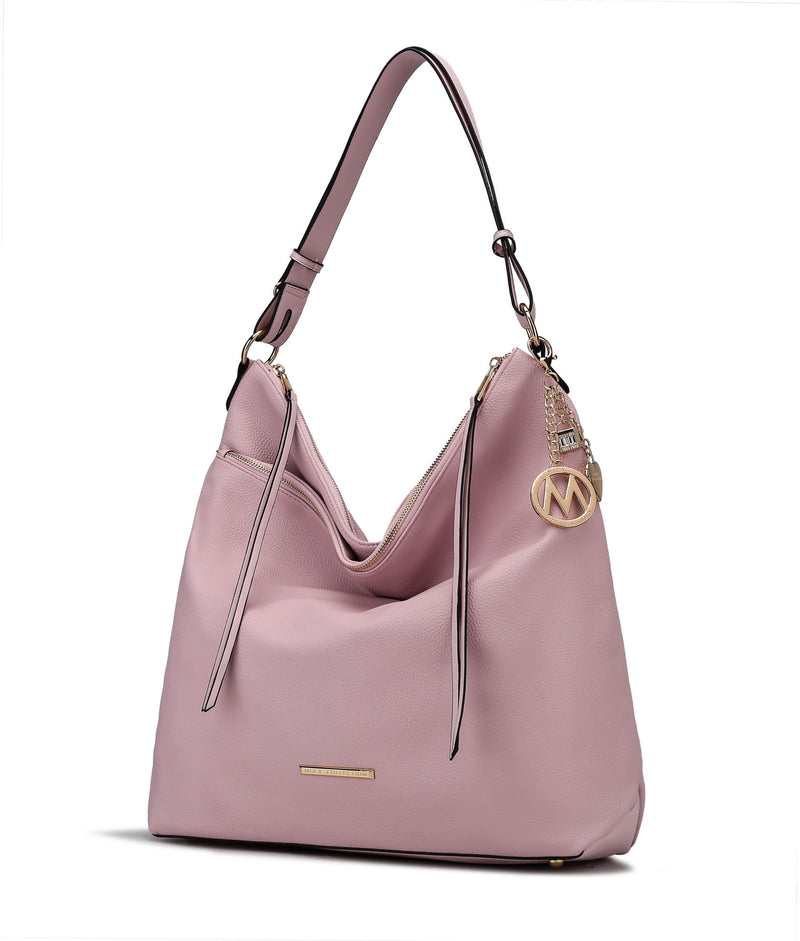 MKF Collection Elise Hobo Handbag Vegan Leather Women