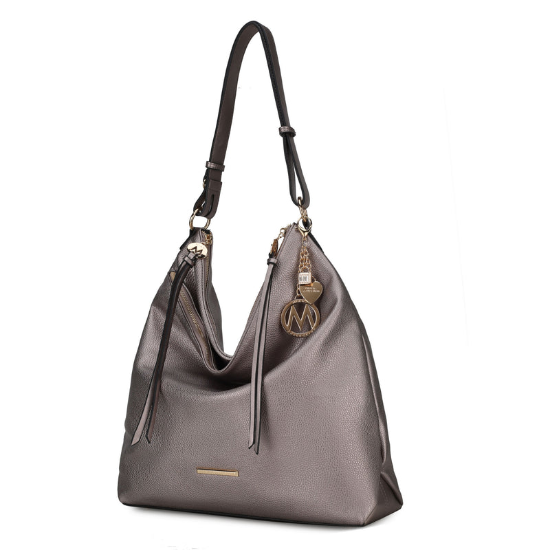 MKF Collection Elise Hobo Handbag Vegan Leather Women